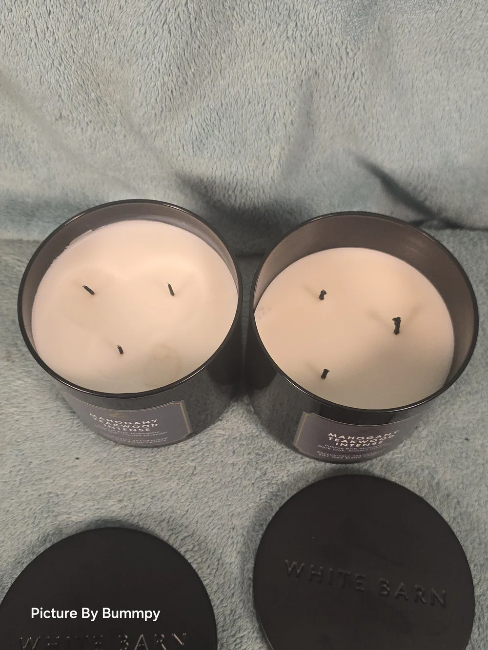 White Barn Mahogany Teakwood Intense 2-Pack Black Jar Candles - Picture 6 of 7